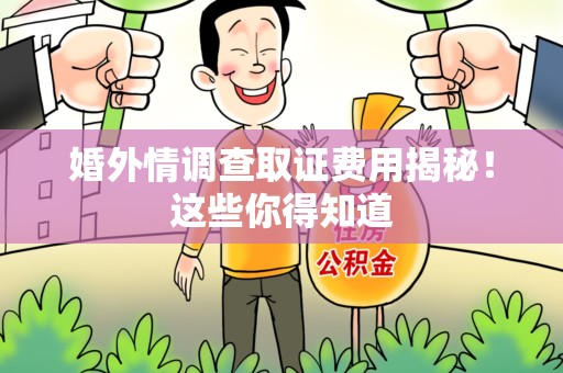 宁都婚外情调查取证费用揭秘！这些你得知道