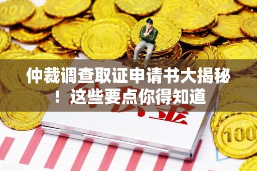 宁都仲裁调查取证申请书大揭秘！这些要点你得知道